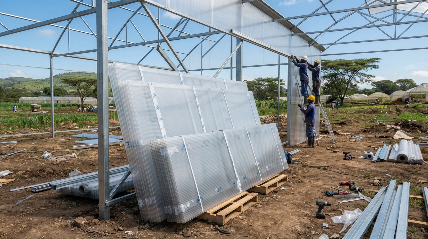 Greenhouse Materials Kenya | Polycarbonate Solutions