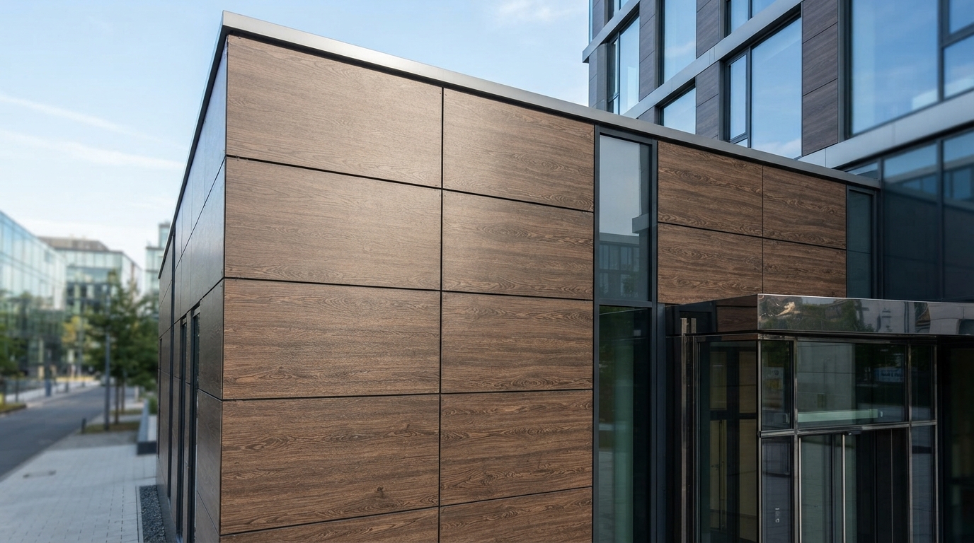 Wood Grain Alucobond Sheets Kenya | Modern Facades