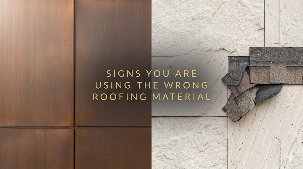 Signs You Are Using the Wrong Roofing Material